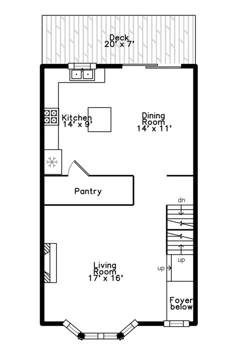 Floorplan - 710 E 51st St #710, Chicago, IL 60615 photo 1 of 3