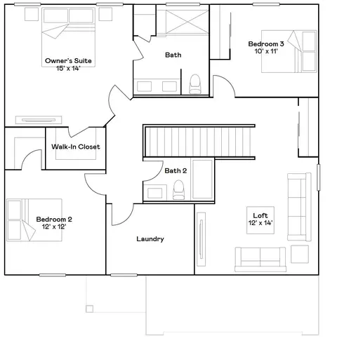 Floorplan - 1620 Sawgrass Ln, Beecher, IL 60401 photo 2 of 2