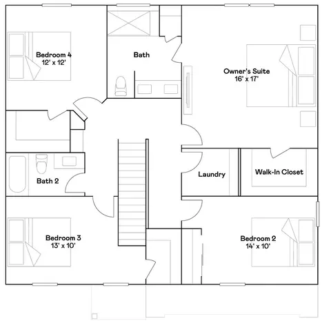 Floorplan - 1690 Rolling Pass, Beecher, IL 60401 photo 2 of 2