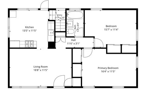 Floorplan - 1524 Harding Ave, Berkeley, IL 60163 photo 1 of 3