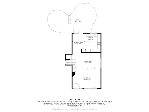 Floorplan - 1930 Rochelle Ct, Wheeling, IL 60090 photo 3 of 5