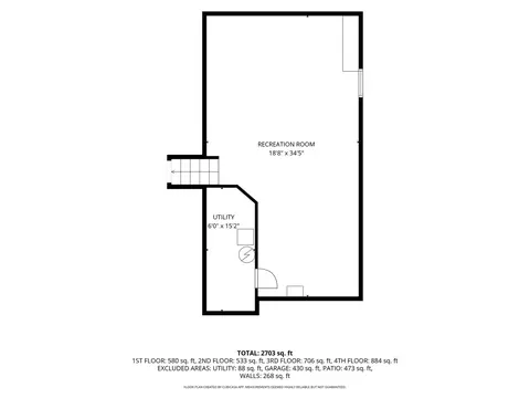 Floorplan - 1930 Rochelle Ct, Wheeling, IL 60090 photo 1 of 5