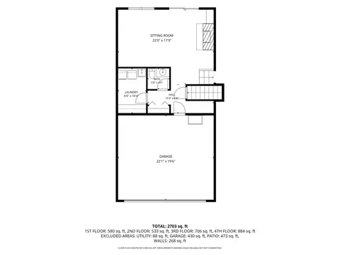 Floorplan - 1930 Rochelle Ct, Wheeling, IL 60090 photo 2 of 5