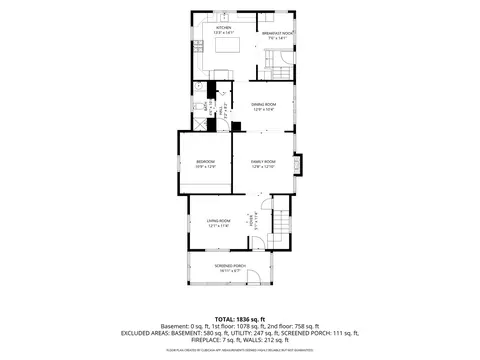 Floorplan - 633 Lillie St, Elgin, IL 60120 photo 1 of 3