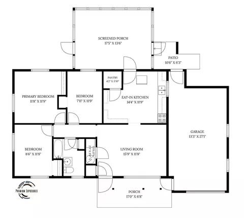 Floorplan - 1406 Glendale Dr, Champaign, IL 61821 photo 1 of 1