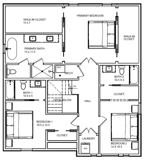 Floorplan - 111 Thatcher Ave, River Forest, IL 60305 photo 2 of 3