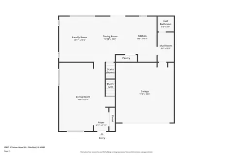 Floorplan - 12807 Timber Wood Cir, Plainfield, IL 60585 photo 2 of 4