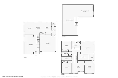 Floorplan - 12807 Timber Wood Cir, Plainfield, IL 60585 photo 3 of 4