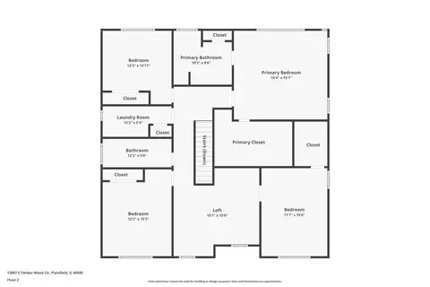 Floorplan - 12807 Timber Wood Cir, Plainfield, IL 60585 photo 1 of 4