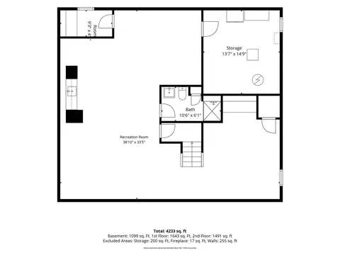 Floorplan - 1160 Midwest Ln, Wheaton, IL 60189 photo 3 of 3