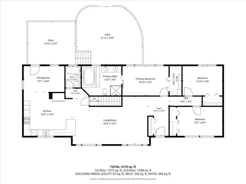 Floorplan - 7154 Fair Elms Ave, Burr Ridge, IL 60527 photo 3 of 3