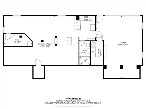 Floorplan - 7154 Fair Elms Ave, Burr Ridge, IL 60527 photo 2 of 3
