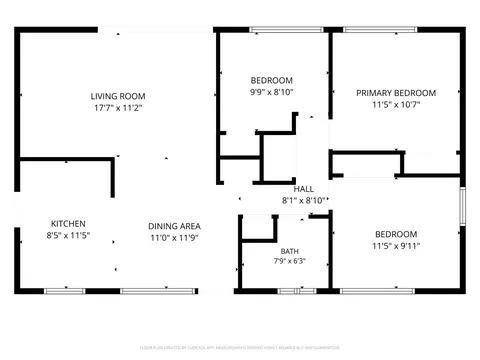 Floorplan - 16523 Spaulding Ave, Markham, IL 60428 photo 1 of 1
