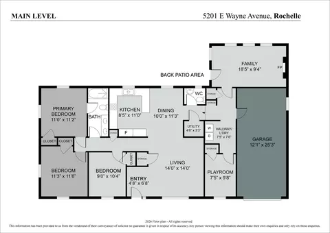 Floorplan - 5201 E Wayne Ave, Rochelle, IL 61068 photo 1 of 1