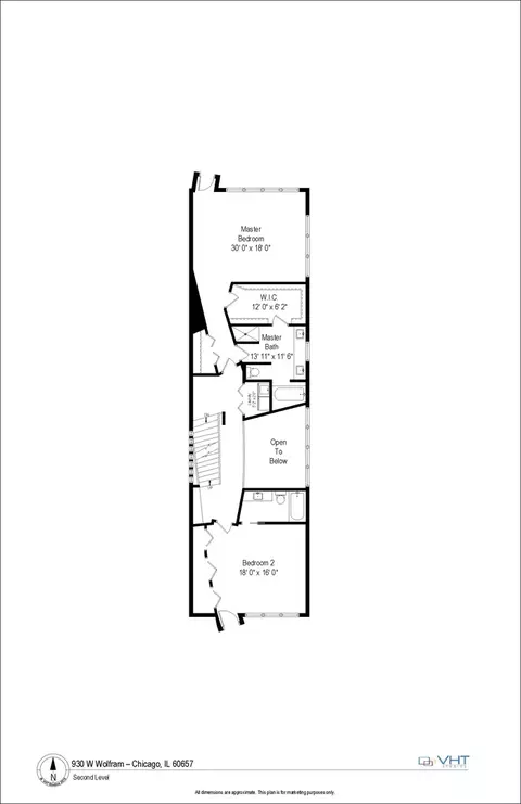 Floorplan - 930 W Wolfram St, Chicago, IL 60657 photo 2 of 4