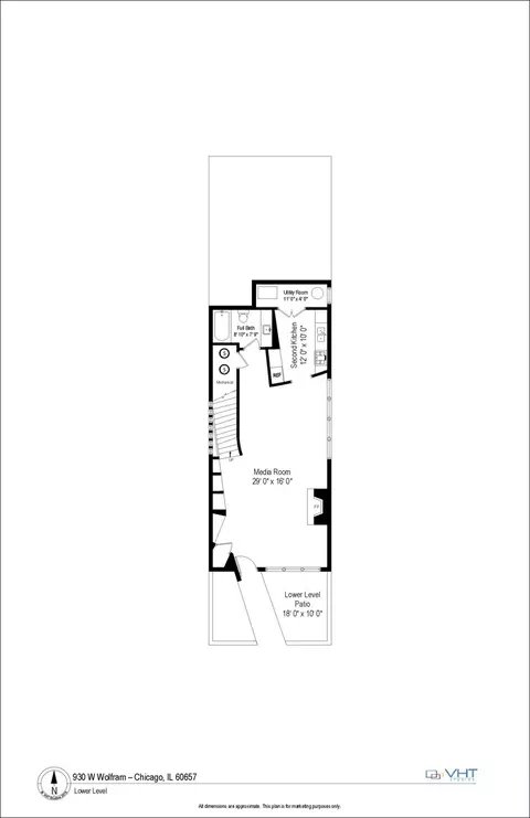 Floorplan - 930 W Wolfram St, Chicago, IL 60657 photo 4 of 4