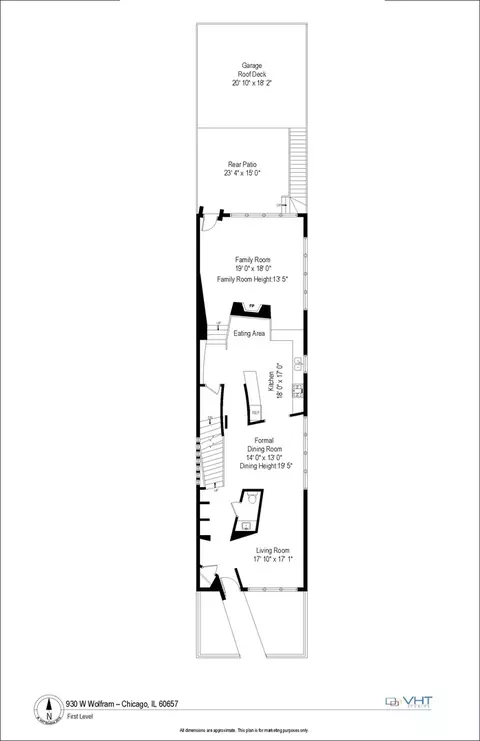 Floorplan - 930 W Wolfram St, Chicago, IL 60657 photo 1 of 4