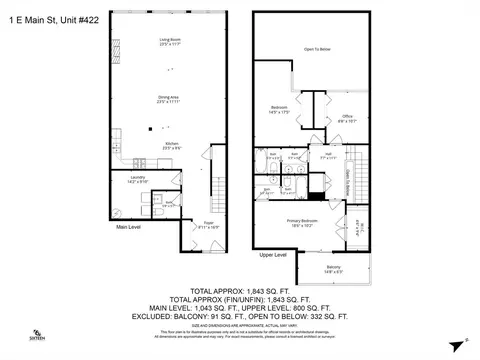 Floorplan - 1 E Main St #422, Champaign, IL 61820 photo 1 of 1