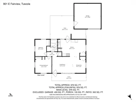 Floorplan - 901 E Fairview Dr, Tuscola, IL 61953 photo 1 of 1