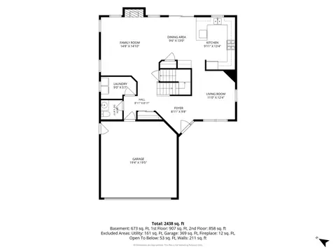 Floorplan - 964 Lakestone Ln, Aurora, IL 60504 photo 3 of 4