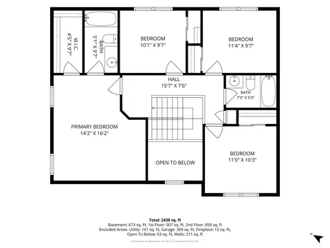 Floorplan - 964 Lakestone Ln, Aurora, IL 60504 photo 2 of 4