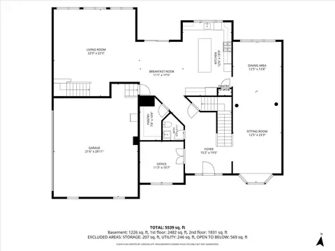 Floorplan - 1451 Bethpage Cir, Elgin, IL 60124 photo 1 of 4