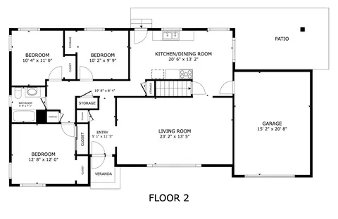 Floorplan - 2308 185th St, Lansing, IL 60438 photo 1 of 2