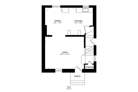 Floorplan - 2504 E 96th St, Chicago, IL 60617 photo 3 of 3