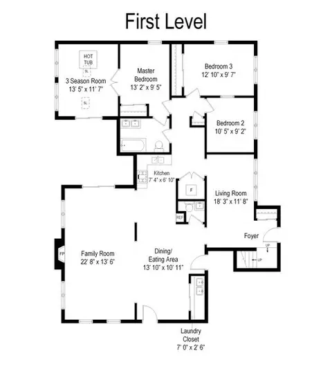 Floorplan - 910 Division St, Barrington, IL 60010 photo 1 of 2