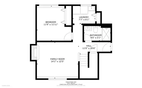 Floorplan - 2206 Kingston Dr, Wheaton, IL 60187 photo 2 of 3