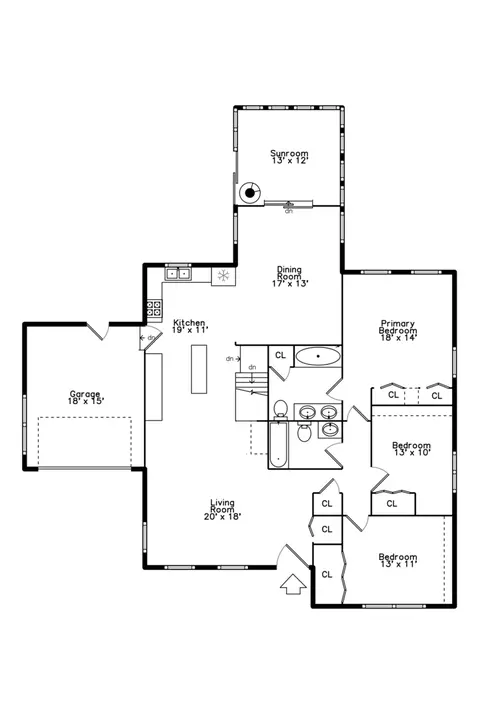 Floorplan - 795 Springhill Ct, Elgin, IL 60120 photo 2 of 3
