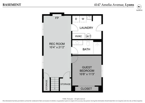Floorplan - 8244 44th St, Lyons, IL 60534 photo 3 of 3