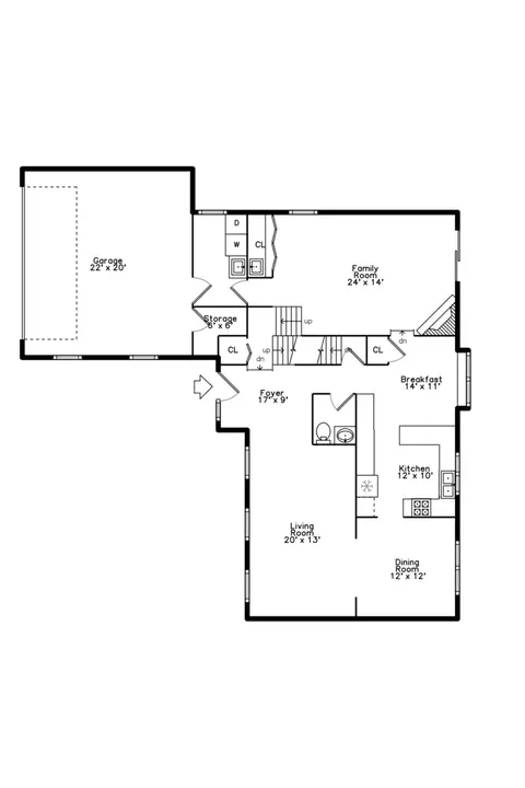 Floorplan - 358 E Beech Dr, Schaumburg, IL 60193 photo 2 of 3