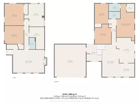 Floorplan - 1255 Briarcliffe Blvd, Wheaton, IL 60189 photo 2 of 3