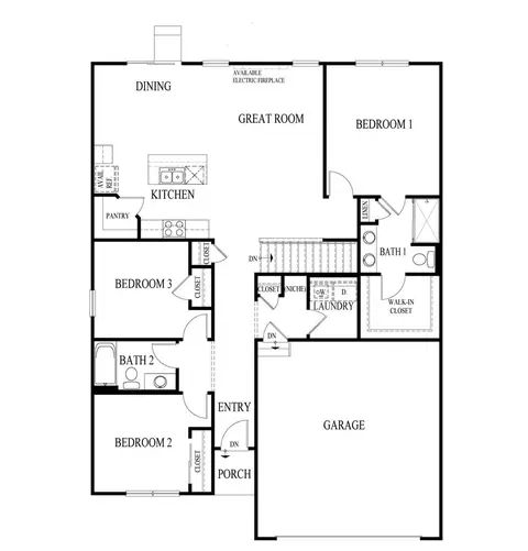Floorplan - 1426 Rolling Pass, Beecher, IL 60401 photo 2 of 2