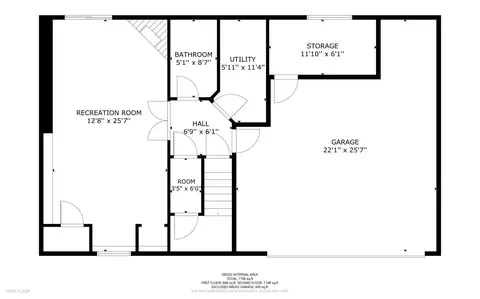 Floorplan - 840 S Cleburne Ave, Bartlett, IL 60103 photo 3 of 6