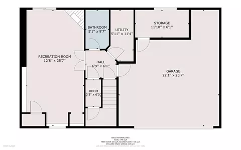 Floorplan - 840 S Cleburne Ave, Bartlett, IL 60103 photo 2 of 6