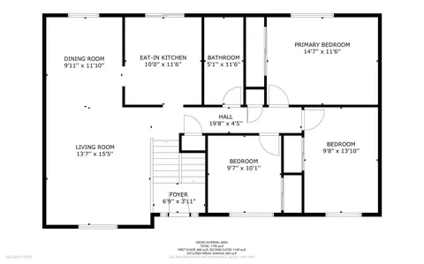 Floorplan - 840 S Cleburne Ave, Bartlett, IL 60103 photo 6 of 6