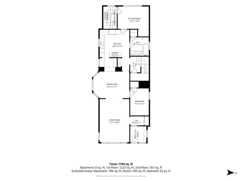 Floorplan - 1015 Beloit Ave, Forest Park, IL 60130 photo 2 of 4