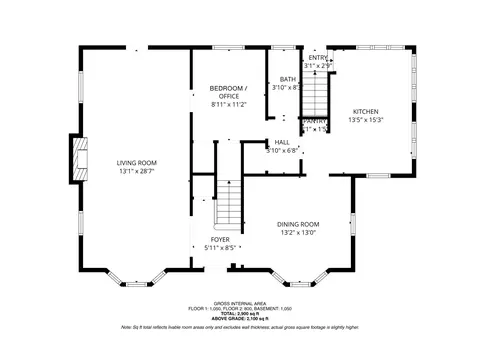 Floorplan - 1130 Duncan Ave, Elgin, IL 60120 photo 3 of 5