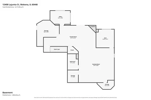 Floorplan - 12408 Lajunta Ct, Mokena, IL 60448 photo 2 of 4