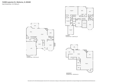 Floorplan - 12408 Lajunta Ct, Mokena, IL 60448 photo 1 of 4