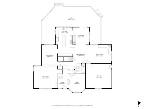 Floorplan - 500 Parkview Pl, Burr Ridge, IL 60527 photo 1 of 4