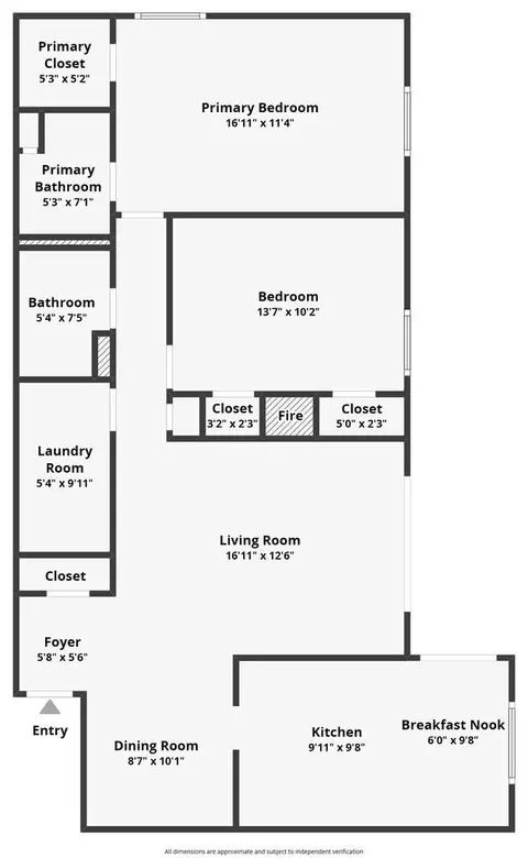 Floorplan - 228 Brookside Ln #A, Willowbrook, IL 60527 photo 1 of 1