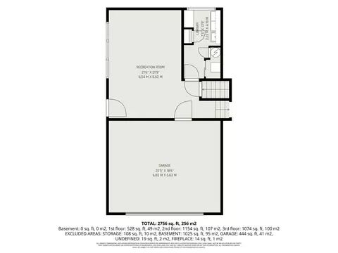 Floorplan - 1613 Jasper Dr, Wheaton, IL 60189 photo 2 of 4