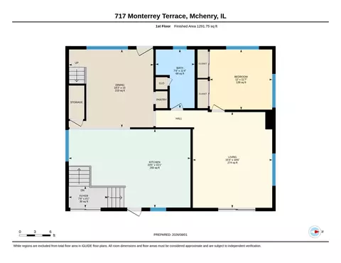 Floorplan - 717 Monterrey Ter, Mchenry, IL 60051 photo 1 of 3