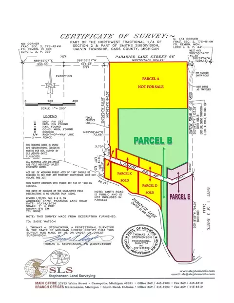 17761 Paradise Lake Rd, Vandalia, MI 49095
