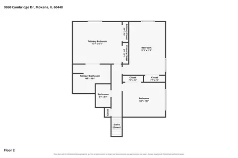 Floorplan - 9860 Cambridge Dr, Mokena, IL 60448 photo 3 of 4