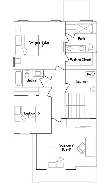 Floorplan - 25620 W Wakefield Dr, Plainfield, IL 60544 photo 2 of 2