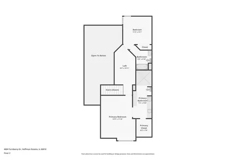 Floorplan - 4804 Turnberry Dr, Hoffman Estates, IL 60010 photo 2 of 3